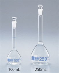 Bình thủy tinh định mức có nút nắp EM Euro 50mL AS ONE 5-5363-04 2820275